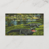 krokodillen, marinespiegels visitekaartje (Achterkant)