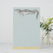  krokodillenbakkerij briefpapier (Staand voorkant)