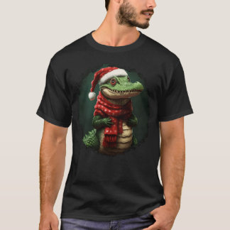 Krokodillenkerstfamilie T-shirt