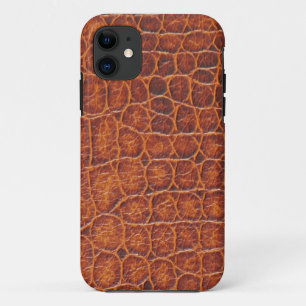Krokodillenlederontwerp iPhone 11 Hoesje
