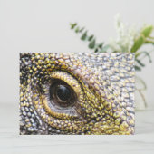 Krokodillenmonitor hagedis platte Kaart (Staand voorkant)