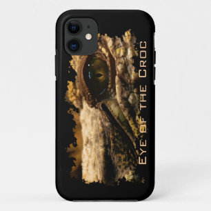 Krokodillenoog, Reptiel, Wilde dieren, Dierenkunst iPhone 11 Hoesje