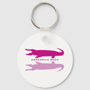 Krokodillenreflectie (Paarse) Sleutelhanger