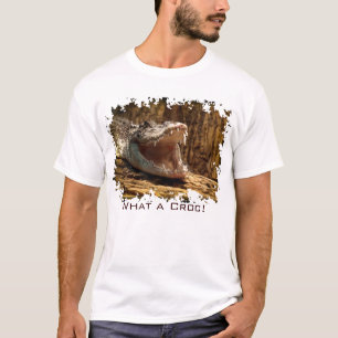 Krokodillentanden, Alligator, Reptiel, Wilde diere T-shirt