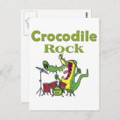 krokodilsteen briefkaart (Voorkant / Achterkant)