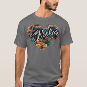 Krokus VIGNETTE KLEUR T-shirt