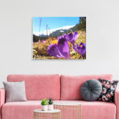 Krokussen, Tatra Canvas Afdruk (Insitu (Woonkamer))