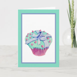kromme cupcake-Kaart Kaart