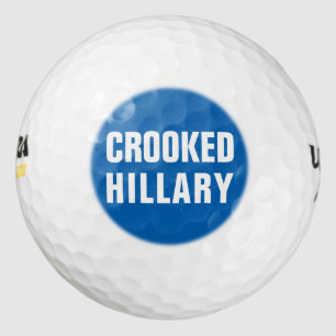 Kromme Hillary-verkiezingen 2016 Golfballen