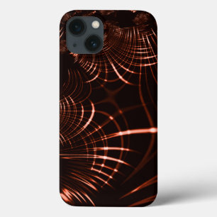 Krommen en doornen van koraal of koper iPhone 13 hoesje