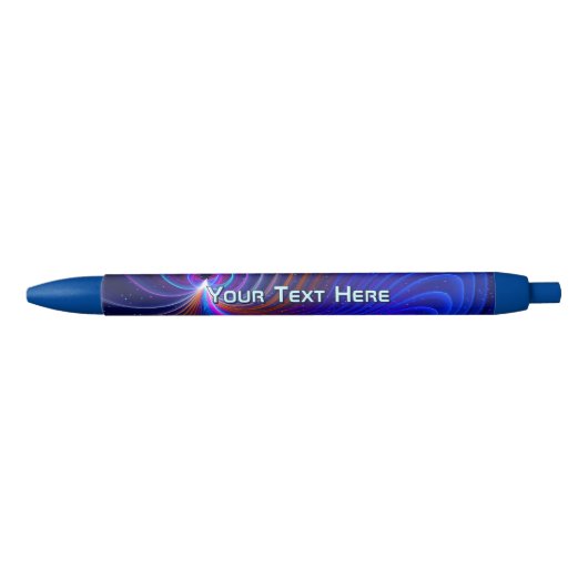 Kromming Blauwe Inkt Pen (Voorkant)