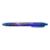 Kromming Blauwe Inkt Pen (Bodem)