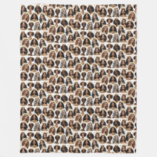 Kronen in een wijsheidsdeken fleece deken