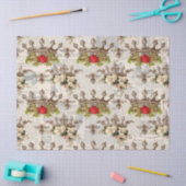  kronen met bijen ontkoppelen tissuepapier (Craft)