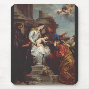Kroning van de Heilige Rosalia door Anthony van Dy Muismat