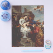 Kroning van Sint Rosalia door Anthony van Dyck Flyer (Enkel)