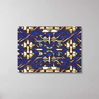 Kronkel en draad canvas afdruk