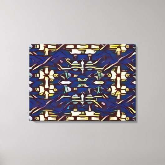 Kronkel en draad canvas afdruk (Voorkant)