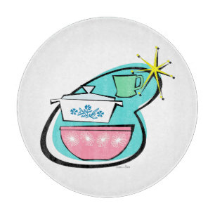 Kronkelbord voor atomair ontwerp snijplank