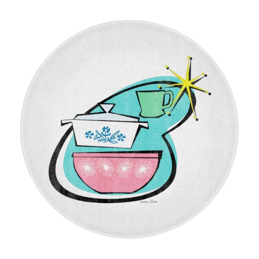 Kronkelbord voor atomair ontwerp snijplank (Voorkant)