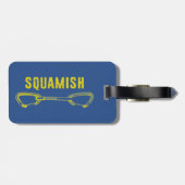 Kronkelen klimmen bagagelabel (Achterkant horizontaal)