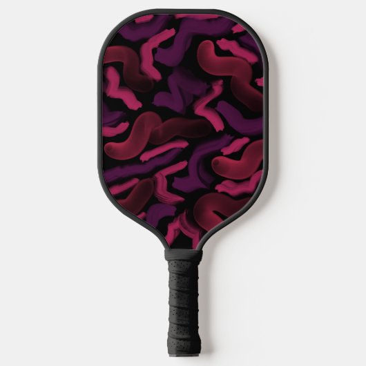 Kronkelend Abstract Ontwerp Pickleball Paddle (Voorkant)