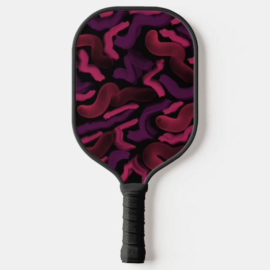 Kronkelend Abstract Ontwerp Pickleball Paddle (Achterkant)