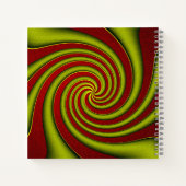 Kronkelend blad...... notitieboek (Achterkant)