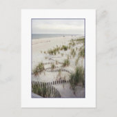 'Kronkelend hek met grasduinen' Briefkaart (Voorkant)