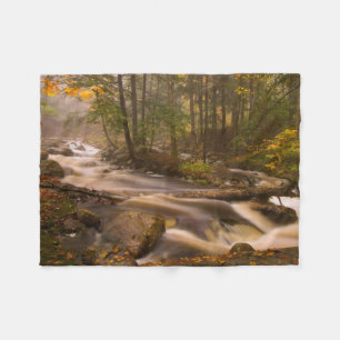 Kronkelende stromen Appalachian Trail Vermont Fleece Deken