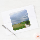 Kronkelende weg in Toscane sticker (Envelop)