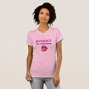 Kronkelig maar functionerend t-shirt
