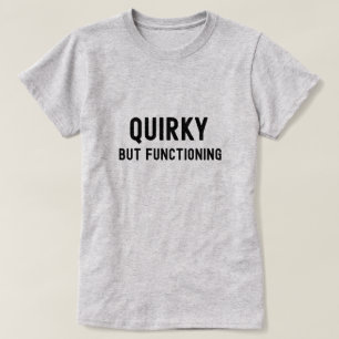 Kronkelig maar functionerend t-shirt