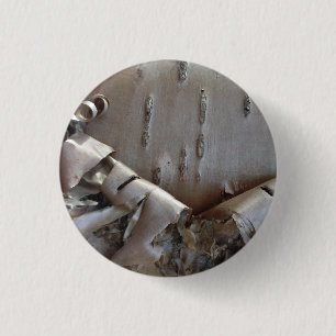 Kronkelige berkenbast boom rustiek ronde button 3,2 cm
