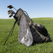 Kronkelige Berkenschors Boom Rustiek Golfhanddoek (Groen)