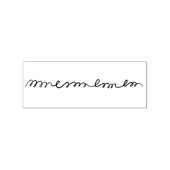 Kronkelige lijn nr. 1 rubberstempel (Afrduk)