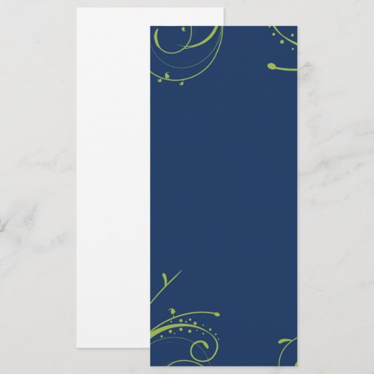 Kronkelige uitnodiging (Voorkant / Achterkant)