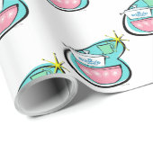 Kronkelpapier voor atoomontwerpen cadeaupapier (Rol Hoek)