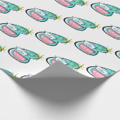 Kronkelpapier voor atoomontwerpen cadeaupapier (Hoek)