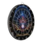 Krono Dynamic Fractal Art Dart Board Dartbord (Voorkant Links)