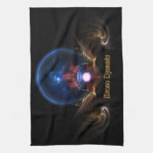 Krono Dynamic Fractal Art Kitchen Towel Theedoek (Verticaal)