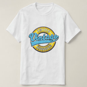 Kronoberg Zweden vintage stijl logo T-shirt