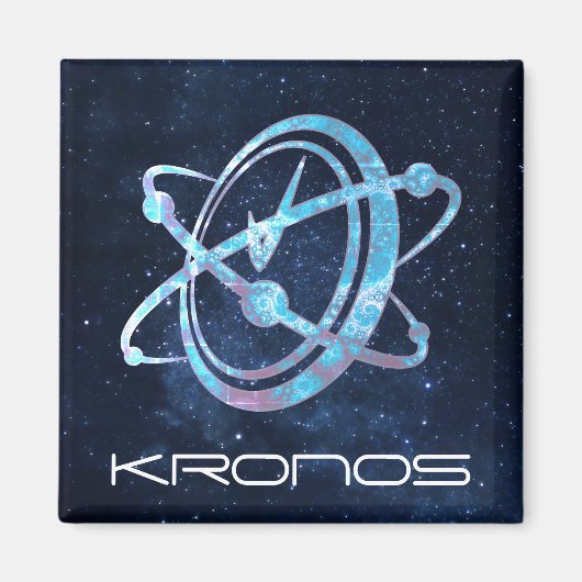 Kronos 2-inch magneet (Voorkant)