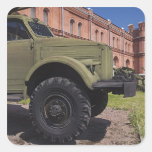 Kronverksky-eiland, Artillerie Museum, vrachtwagen Vierkante Sticker