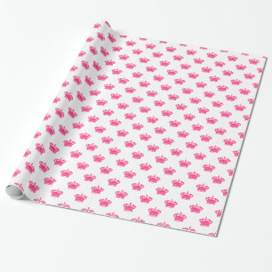 Kroon 01 - Neon Red on White Cadeaupapier