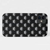Kroon 01 - Wit op zwart Case-Mate iPhone Case (Achterkant (horizontaal))