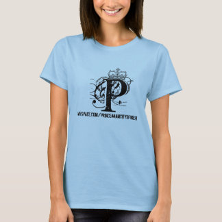kroon 11, P, myspace.com/princeakamcitysfinest T-shirt