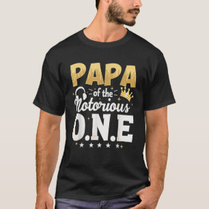 Kroon 1e verjaardag papa van de beruchte t-shirt