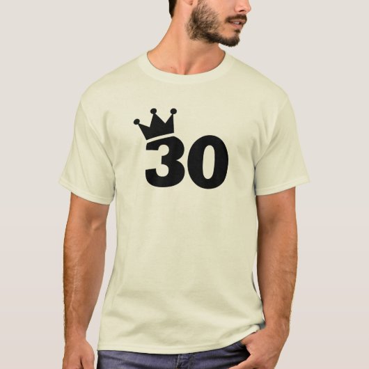 Kroon 30e verjaardag t-shirt (Voorkant)