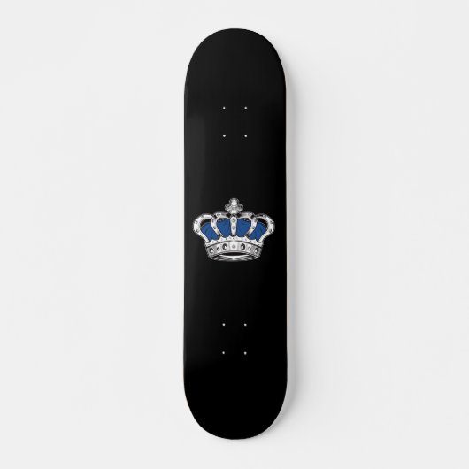 Kroon - blauw skateboard (Voorkant)
